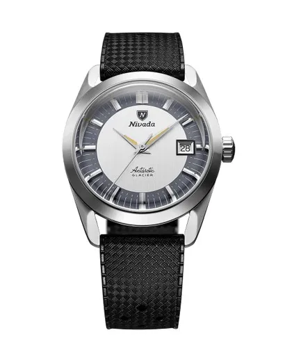 Nivada Grenchen Antarctic Glacier 35 mm - Rubber tropic