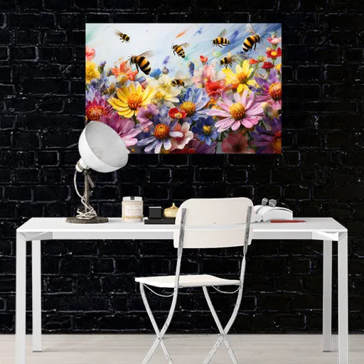 Obraz Včely art (Rozměr obrazu: 90x60)