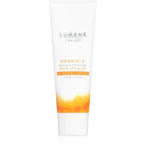 Lumene Nordic-C [VALO] Brightening Day Fluid minerální opalovací fluid na obličej SPF 30 50 ml