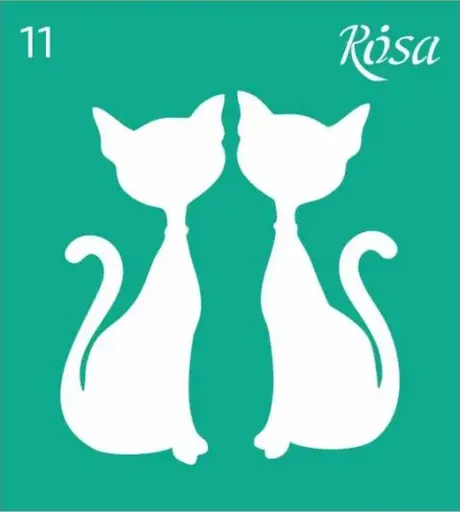 Šablona opakovatelně samolepicí 9x10cm – 11