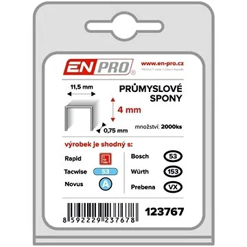 Spony PROFI, 530/04 mm, 2000 ks, ENPRO (123767)