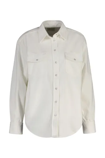 KOŠILE GANT REL POCKET DENIM LS SHIRT EGGSHELL