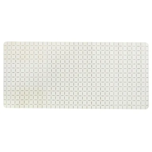 Spirella Protiskluzová podložka do vany QUADRO Premium, bílá, 36 x 76 cm