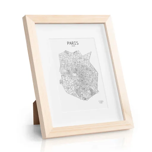 Casa Chic Edinburgh, rám na obrázky, obdélníkový, fotografie 20 x 25 cm, pasparta, pravé dřevo