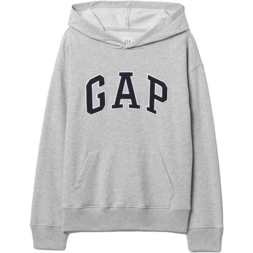 GAP V-FRCH FT BAS HERITAGE LOGO PO Chlapecká mikina, šedá, velikost