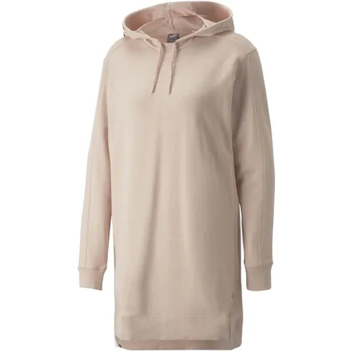 Puma HER HOODED DRESS Dámská mikina, růžová, velikost