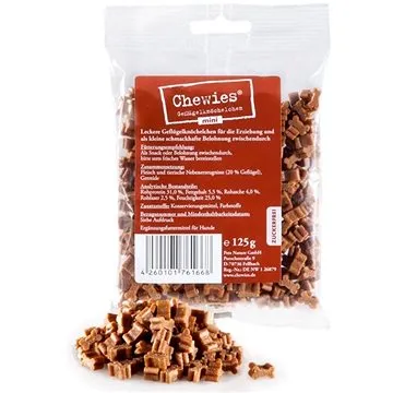 Chewies mini kostičky s drůbežím 125 g (4260101761668)
