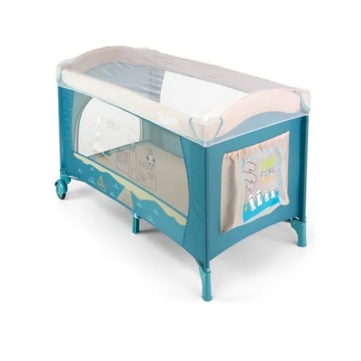 MILLY MALLY MOSQUITO NET Moskytiéra na cestovní postýlku, tyrkysová, velikost