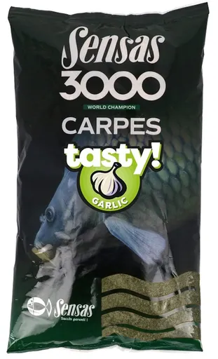 Sensas Krmítková směs 3000 Carp Tasty 1kg - Česnek,Sensas Krmítková směs 3000 Carp Tasty 1kg - Česnek