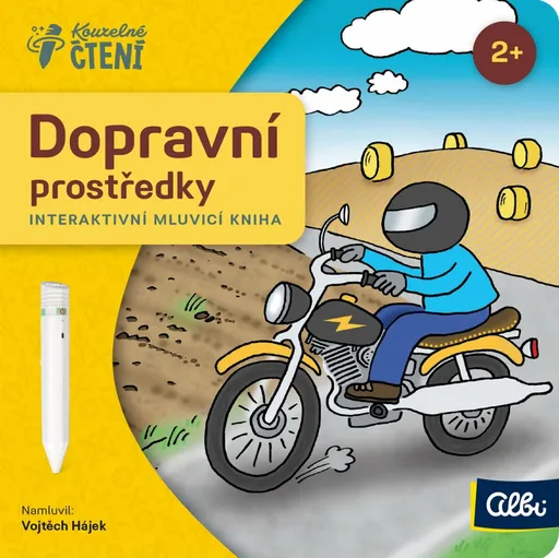 Minikniha pro nejmenší - Dopravní prostředky - Kouzelné čtení Albi