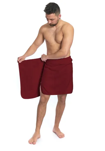 Interkontakt Pánský saunový ručník Bordeaux (21166)