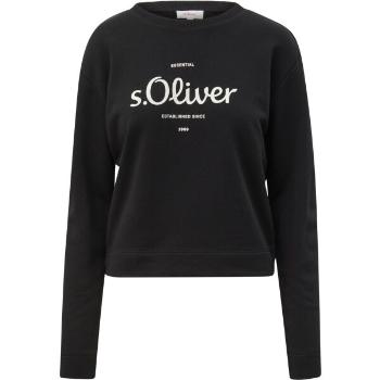 s.Oliver RL SWEATSHIRT Mikina, černá, velikost