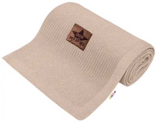 Baby Nellys Luxusní bambusová dětská deka , 75x100 cm, béžová