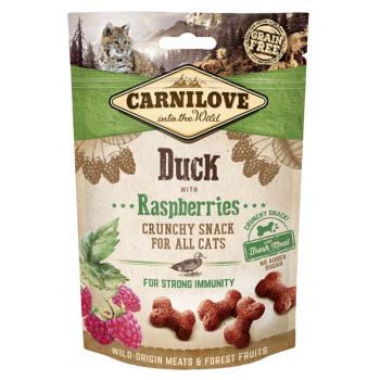 CARNILOVE Crunchy Snack pre mačky Duck&Raspberries 50 g