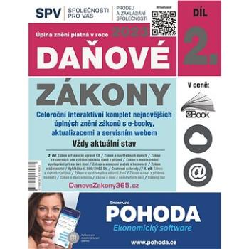 Daňové zákony 2023 XXL ProFi (Díl 2., právní stav 1. 1. 2023) (978-80-8183-168-3)