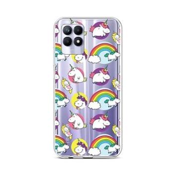 TopQ Kryt Realme 8i silikon Chunky Unicorns 69837 (Sun-69837)