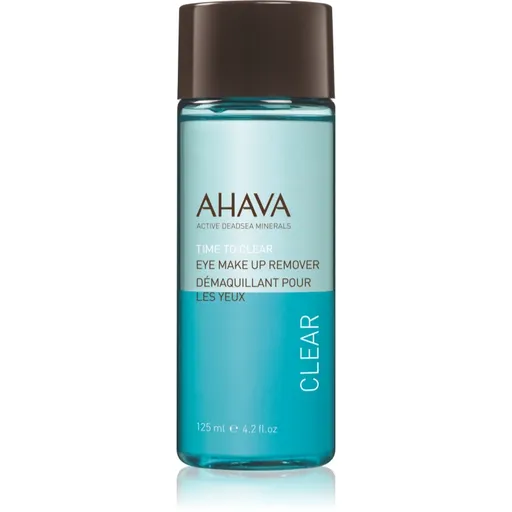 AHAVA Time To Clear odličovač voděodolného očního make-upu pro citlivé oči 125 ml