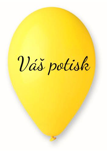 Svet balonku Balónek s textem - Žlutý 26 cm