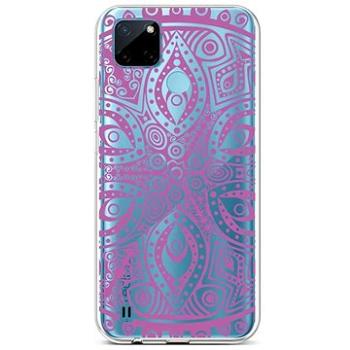 TopQ Kryt Realme C21Y silikon Violet Mandala 69932 (Sun-69932)