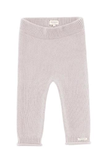 Kojenecké vlněné legíny Donsje Trig Merino Wool Trousers růžová barva, 3034800