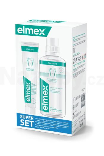 Elmex Sensitive set zubní pasta 75 ml + ústní voda 400 ml