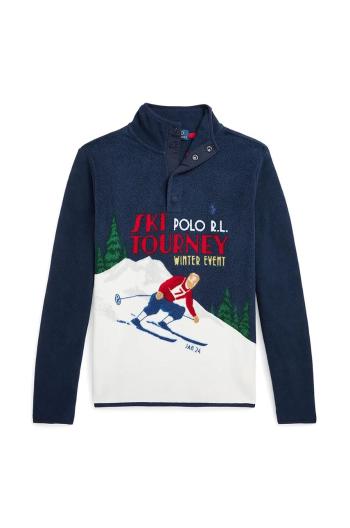 Dětský svetr Polo Ralph Lauren tmavomodrá barva, 323953037001