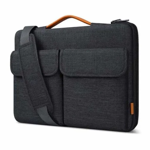 INATECK LAPTOP SHOULDER BAG 13" Taška na notebook s úložnými kapsami, černá, velikost