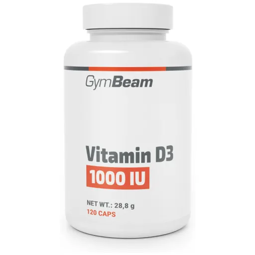 GymBeam VITAMIN D3 1000 IU - 120 CAPS Vitamín, , velikost