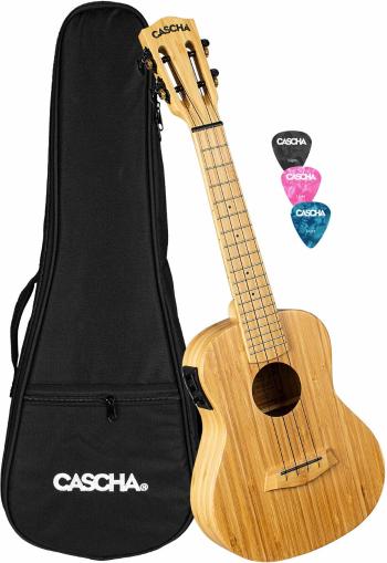 Cascha HH 2313E Bamboo Natural Koncertní ukulele