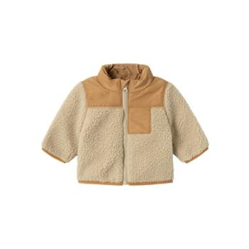 name it Teddy Jacket Nbmmosie Oxford Tan