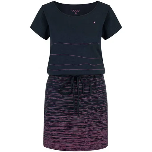 LOAP BLIER Dámské šaty, tmavě modrá, velikost