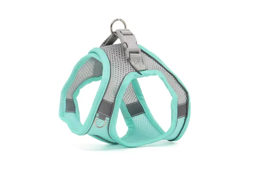 Vsepropejska Neve postroj pro psa s vodítkem | 22 – 46 cm Barva: Tyrkysová, Obvod hrudníku: 28 - 32 cm