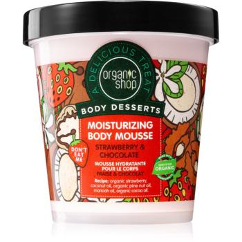 Organic Shop Body Desserts Strawberry & Chocolate tělová pěna s hydratačním účinkem 450 ml