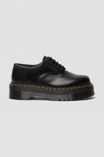 Kožené polobotky Dr. Martens 8053 Quad černá barva, DM24690001