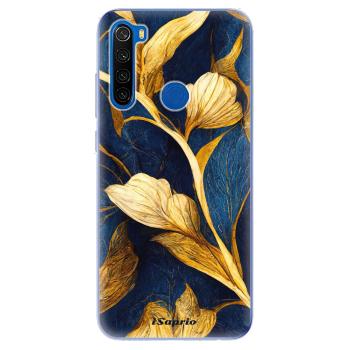 Odolné silikonové pouzdro iSaprio - Gold Leaves - Xiaomi Redmi Note 8T