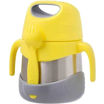 B.Box Termoska na jídlo žlutá/šedá 335 ml (9353965004332)