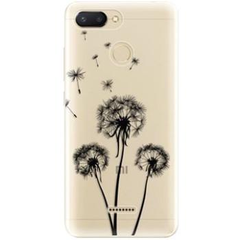 iSaprio Three Dandelions - black pro Xiaomi Redmi 6 (danbl-TPU2_XiRmi6)