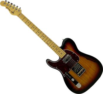 G&L Tribute ASAT Classic Bluesboy LH 3-Tone Sunburst Semiakustická kytara