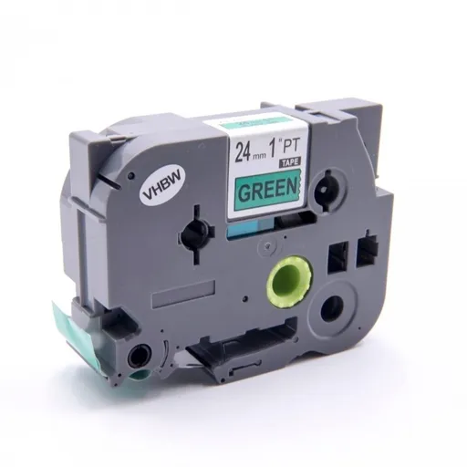 Kompatibilní páska s Brother TZe-V751, 24mm x 5,5m, černý tisk / zelený podklad, vinyl