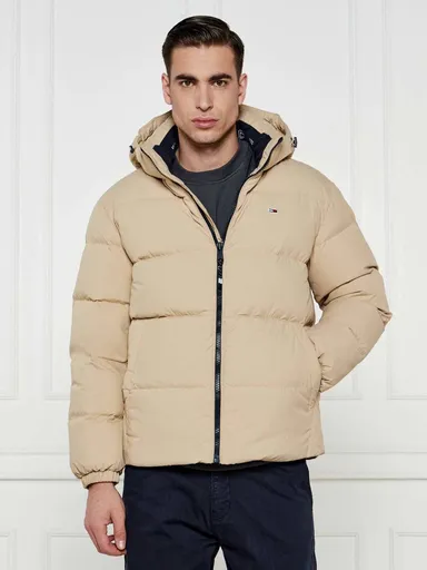 Tommy Jeans pánská béžová bunda DM0DM19786AFE S