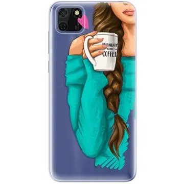 iSaprio My Coffe and Brunette Girl pro Huawei Y5p (coffbru-TPU3_Y5p)