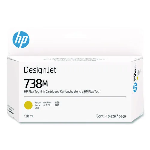 HP 738M A24VPA žlutá (yellow) originální cartridge