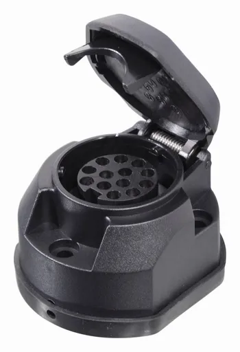 Zásuvka tažného zařízení 13 pólů