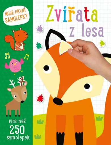 Zvířata z lesa - Moje první samolepky - Lane Charly
