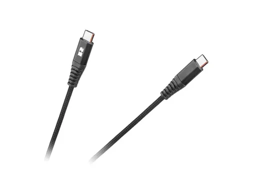 Kabel REBEL RB-6003-100-B  USB-C/USB-C 1m Black