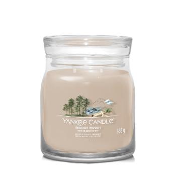 Yankee Candle Aromatická svíčka Signature sklo střední Seaside Woods 368 g