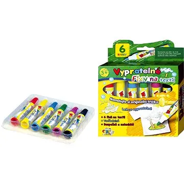 SMT Creatoys Fixy na textil vypratelné 6ks (4895007224605)