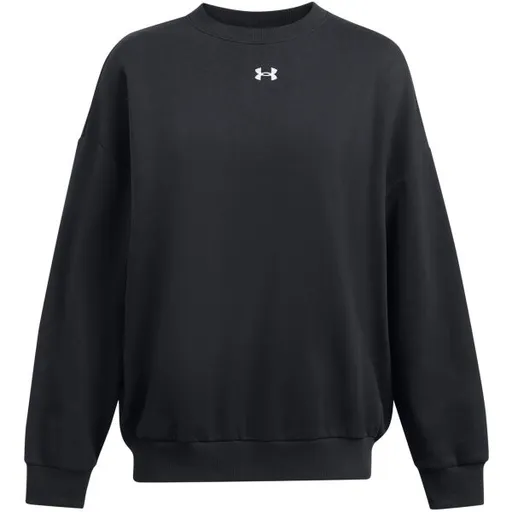 Under Armour RIVAL FLEECE CREW Dámská mikina, černá, velikost