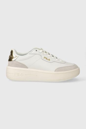 Kožené sneakers boty Fila PREMIUM bílá barva, FFW0336