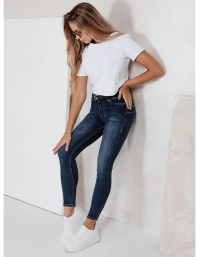 Dámské skinny džíny modré